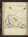 Map after Ptolemy's Geographia (Burney MS 111, f.68v)