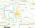 Map commune FR insee code 33243