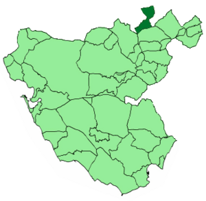 Location of Puerto Serrano
