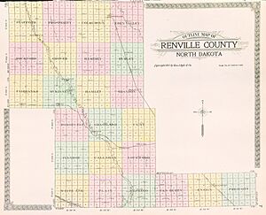 Map of Renville County, N.D., 1914
