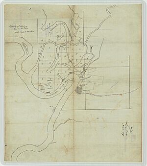 Map of the Vicinity of Vicksburg, Warren County, Mississippi circa 1874 NAID 26465540