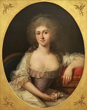 Marie Louise Thérèse de Savoie, Madame la princesse de Lamballe par Joseph Duplessis