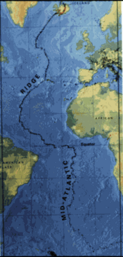 Mid-atlantic ridge map