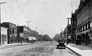 Looking south on Main Street, 1919
