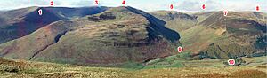 Moffat hills from Bodesbeck ridge