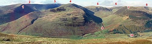 Moffat hills from Bodesbeck ridge
