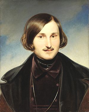 N.Gogol by F.Moller (1840, Tretyakov gallery)