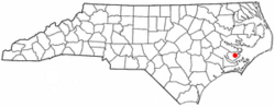 Location of Stonewall, North Carolina