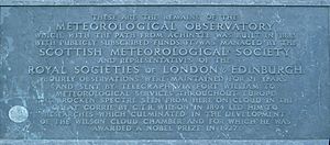 Observatory Ben Nevis memorial
