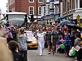 Olympic torch relay through Newport