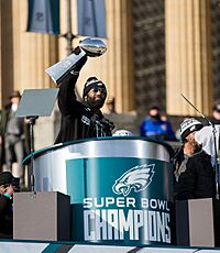 Philadelphia Eagles Super Bowl LII Victory Parade (40140584832) (cropped).jpg