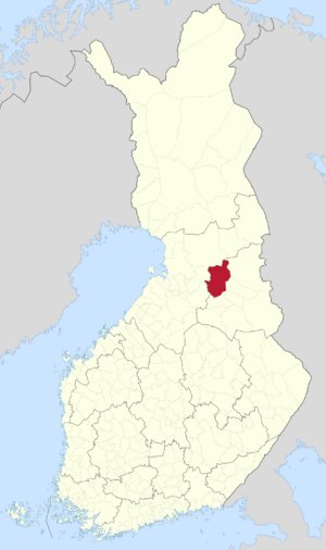 Location of Puolanka in Finland