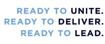 Ready To Unite Ready To Deliver Ready To Lead logo