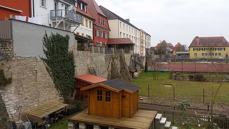 Remnants of western town wall.