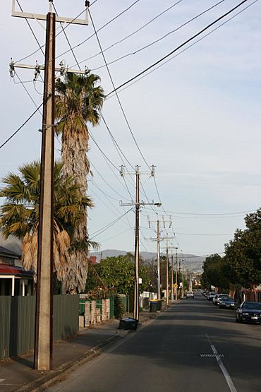 Ridleyton, Adelaide - Stobie poles.jpg