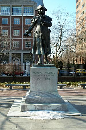 Robert Morris statue