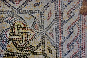 Roman mosaic Stanwick lakes