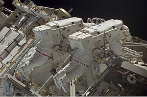 STS117 Swanson Forrester EVA4