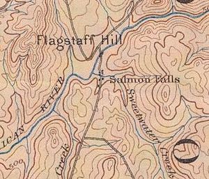 Salmon Falls Map 1892