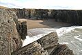 Sandy cove north of Gwbert - geograph.org.uk - 743174