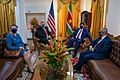 Secretary Pompeo and Ambassador Williams Meet with Surinamese President Chandrikapersad Santokhi and Surinamese Foreign Minister Albert Ramdin (50368021192)