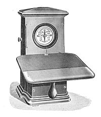 Single needle telegraph (Rankin Kennedy, Electrical Installations, Vol V, 1903)