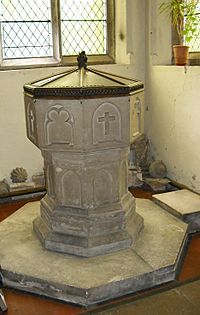 St Peter and St Mary's church, Stowmarket - font
