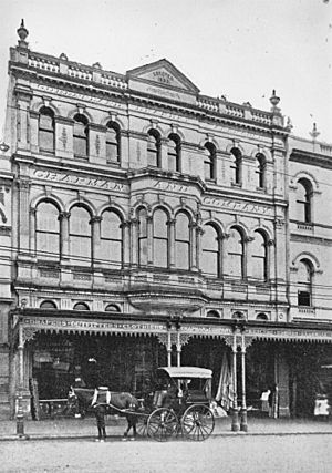 StateLibQld 2 293455 Chapman and Company drapery warehouse on Queen Street, Brisbane, 1902