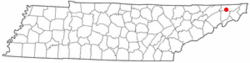 Location of Spurgeon, Tennessee