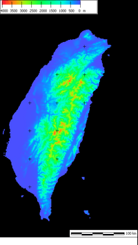 TaiwanFromSRTM30
