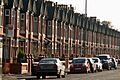 Terrace on Lloyd Street South in Moss Side, Manchester