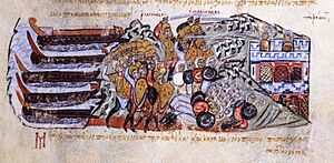 The Byzantines under Georgios Maniakes land at Sicily and defeat the Arabs