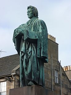 Thomas Chalmers statue, George Street Edinburgh