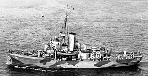 USCGC Mohawk (WPG-78) during WWII