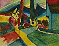 Vassilly Kandinsky, 1912 - Landscape With Two Poplars