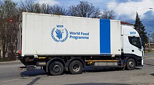 WFP truck. Blokha