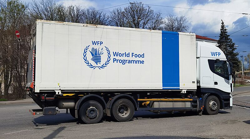 WFP truck. Blokha