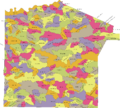 Watershed map of Jefferson County, Pennsylvania