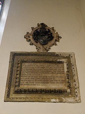 William Gerard (c.1551–1609) memorial, St Mary's, Harrow on the Hill, 2015 01