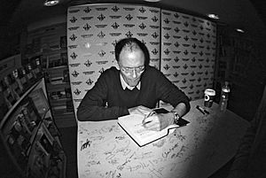 William Gibson Zero History signing at Forbidden Planet London