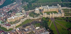 Windsor Castle from the Air wideangle