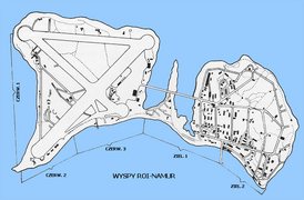Wyspy Roi-Namur - mapa