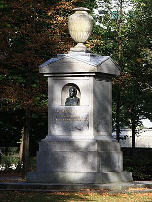 Zürich - Platzspitzpark - Salomon Gessner IMG 1239