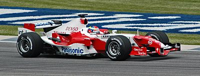 Zonta (Toyota) qualifying at USGP 2005