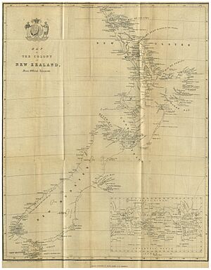 (1842) MAP OF THE COLONY NEW ZEALAND
