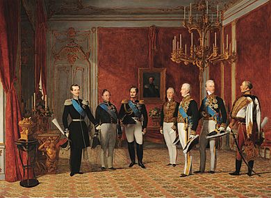 “Reception of Grand Duke Alexander Nikolayevich by Prince Metternich in the Vienna Hofburg in 1829”