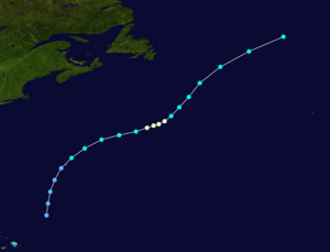 1963 Atlantic hurricane 4 track