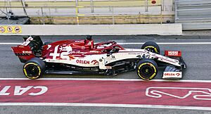 2020 Formula One tests Barcelona, Alfa Romeo C39, Räikkönen.jpg