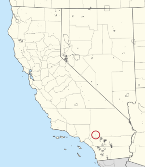 3445R San Manuel Reservation Locator Map