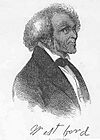 A drawing of West Ford around 60 years old by journalist-artist Benson Lossing at the Mount Vernon Plantation in 1859 from the Harper's New Monthly Magazine.jpg